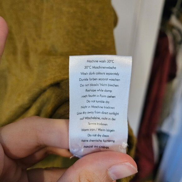 Olive Linen Jersey - Picture 4 of 7